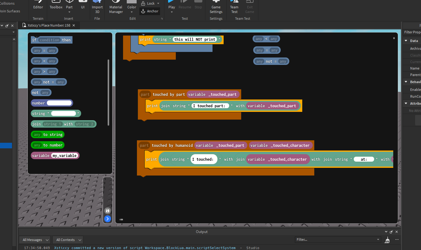 EventBlocks Devlog 4, Making a visual scripting plugin in Roblox -  Creations Feedback - Developer Forum